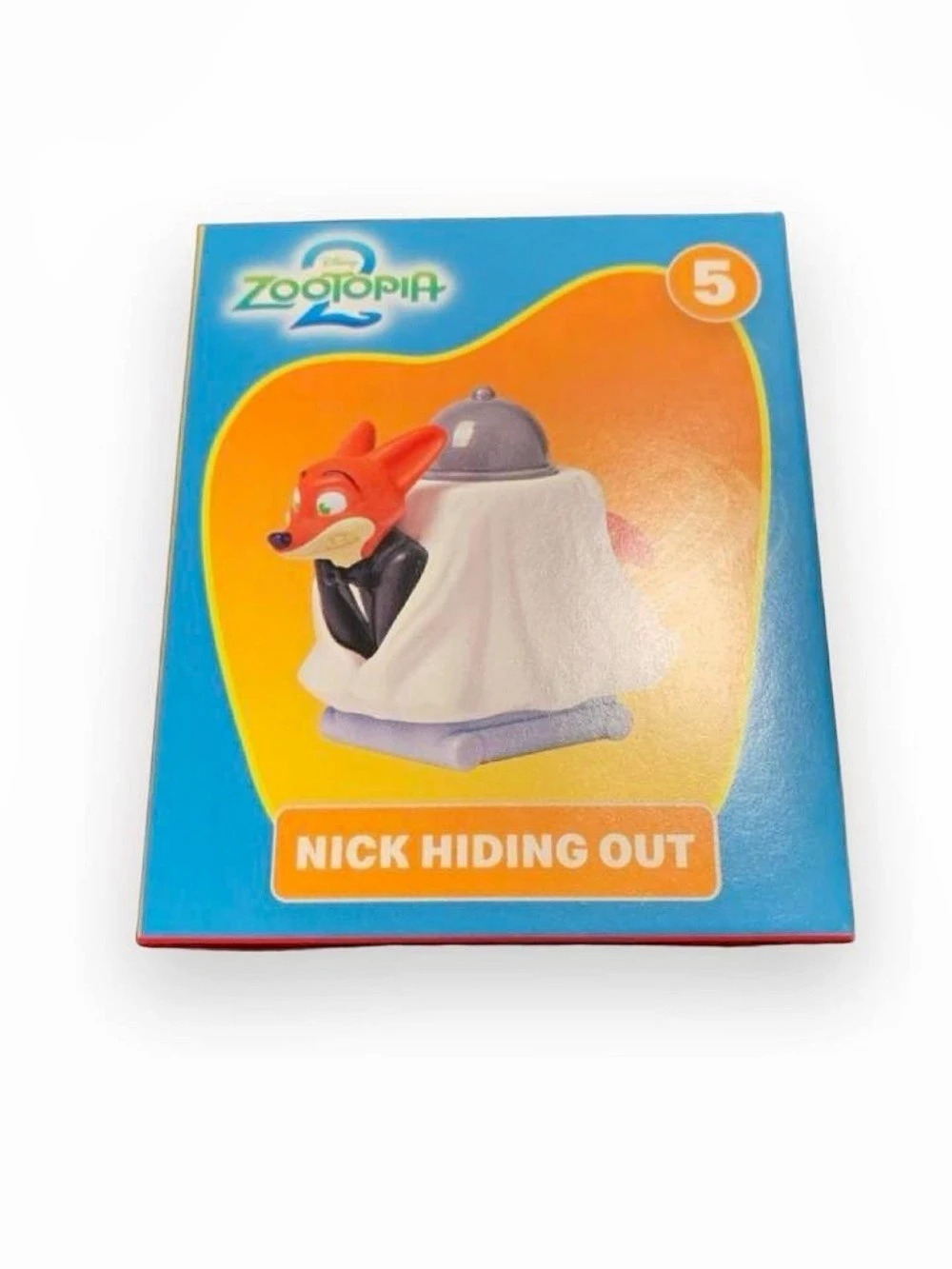 McDonald's Zootopia 2 Nick Hiding Out Toy (#5), a collectible blind box figure r